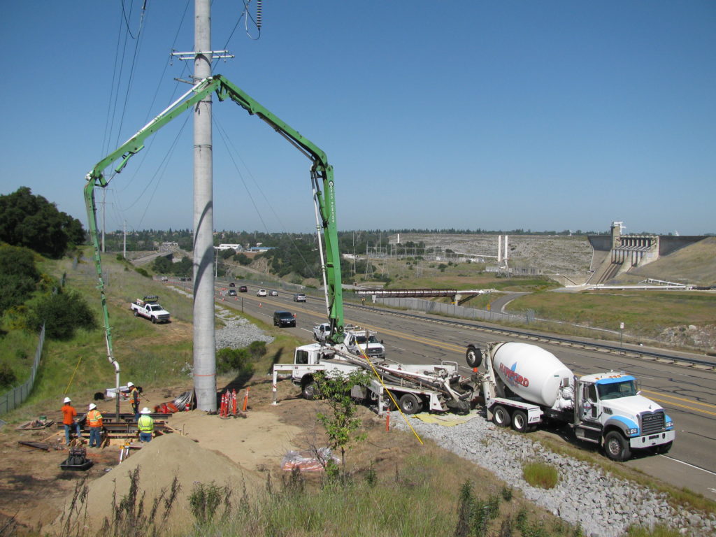 Folsom Dam Power Line